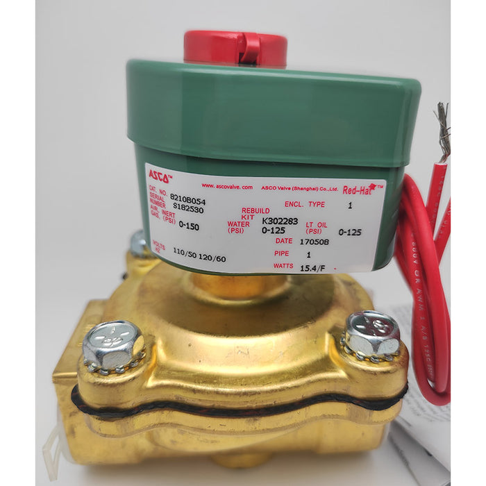 1" ASCO 8210B054 2-WAY 120/60 Solenoid Valve NEW NIB NOS